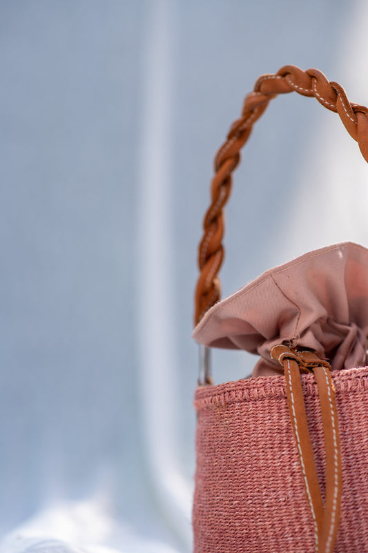 Dusty Rose Bucket Bag