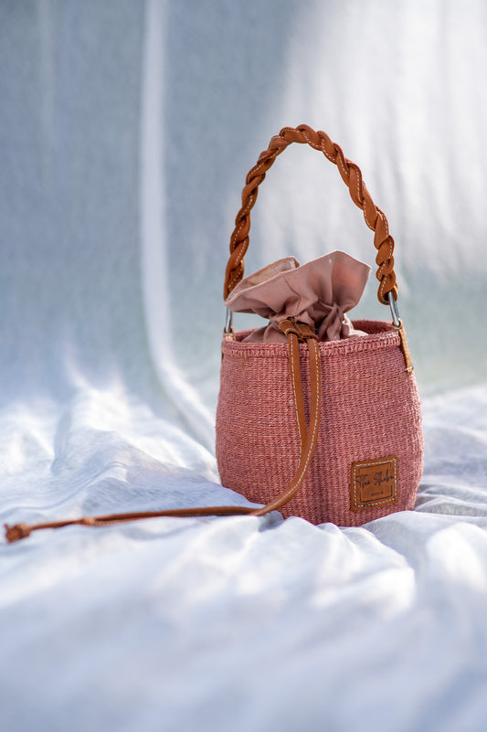 Dusty Rose Bucket Bag