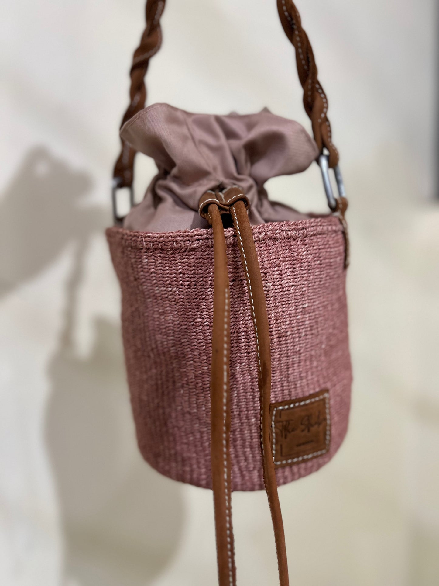 Dusty Rose Bucket Bag