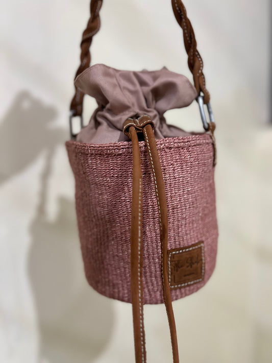 Dusty Rose Bucket Bag