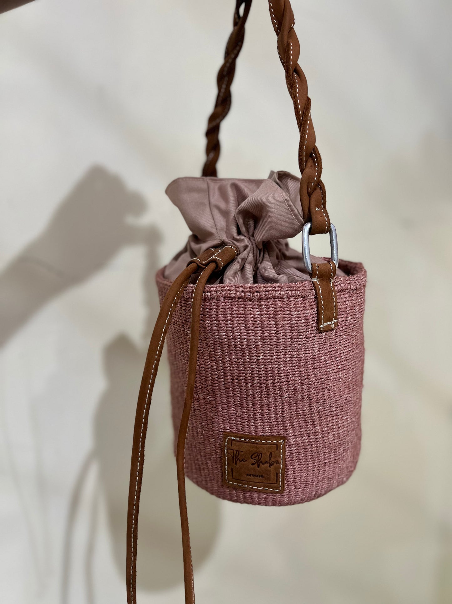 Dusty Rose Bucket Bag